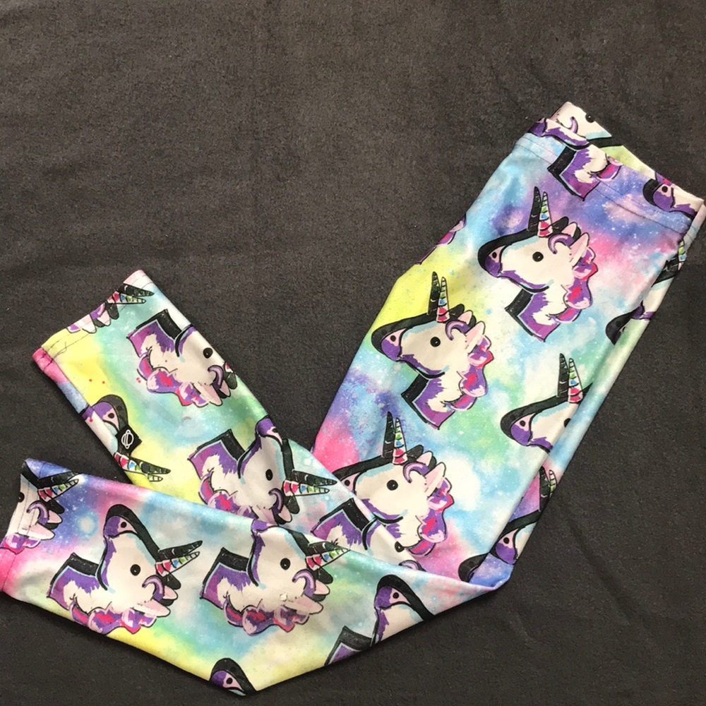 Unicorn space leggings